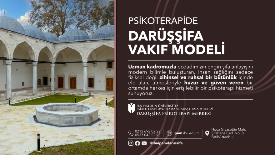 Psikoterapide “Darüşşifa Vakıf Modeli”