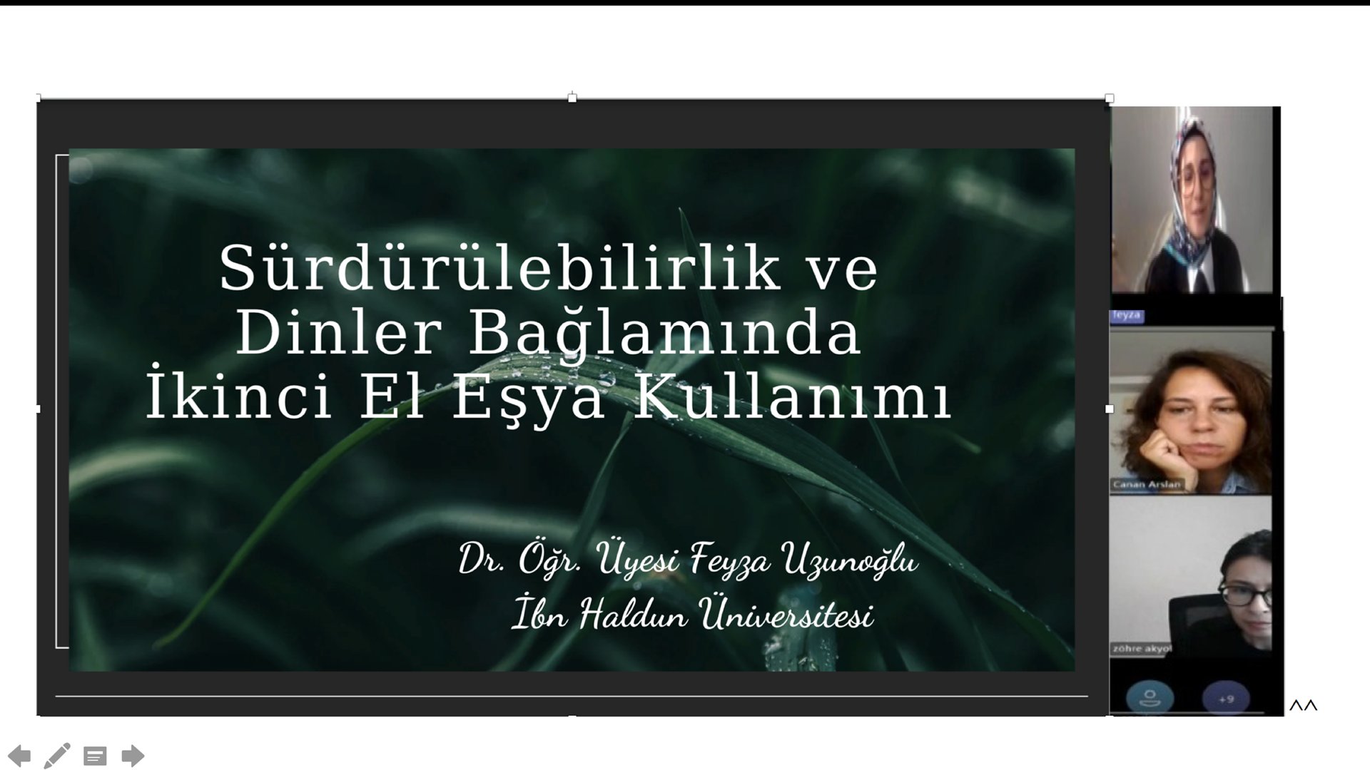 Dr. Feyza Uzunoğlu Saçmalı, Çevre ve İletişim Sempozyumu’nda Bir Bildiri Sundu