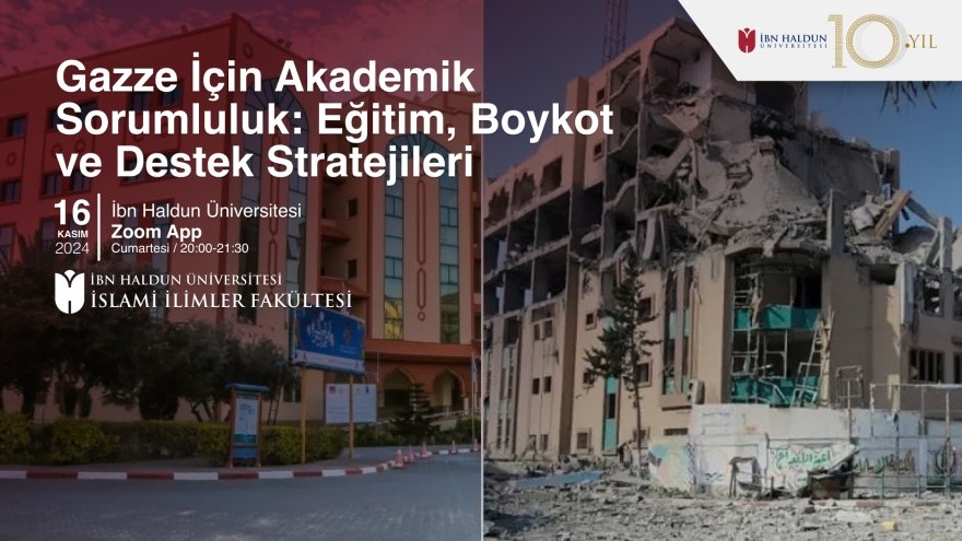 Gazze İçin Akademik Sorumluluk: Eğitim, Boykot ve Destek Stratejileri