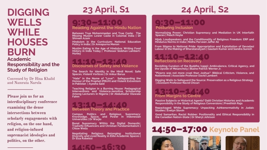 Digging Wells While Houses Burn: Academic Responsibility and the Study of Religion