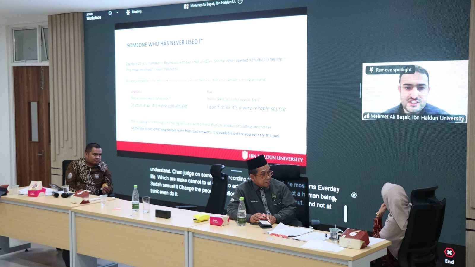 Assist. Prof. Mehmet Ali Başak Invited as a Speaker at the International Conference Themed “The Future of Islamic Law and Artificial Intelligence”