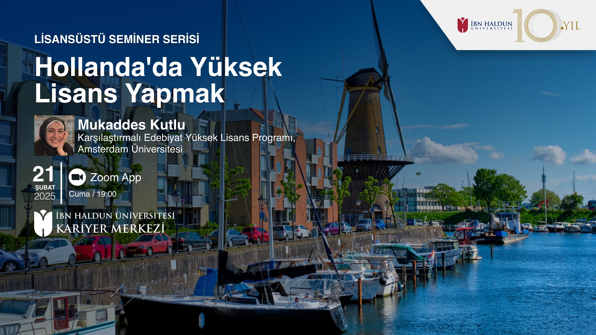 Graduate Seminar Series : Pursuing a Master's in the Netherlands