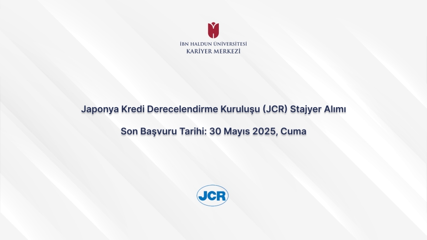 Japonya Kredi Derecelendirme Kuruluşu (JCR) Stajyer Alımı