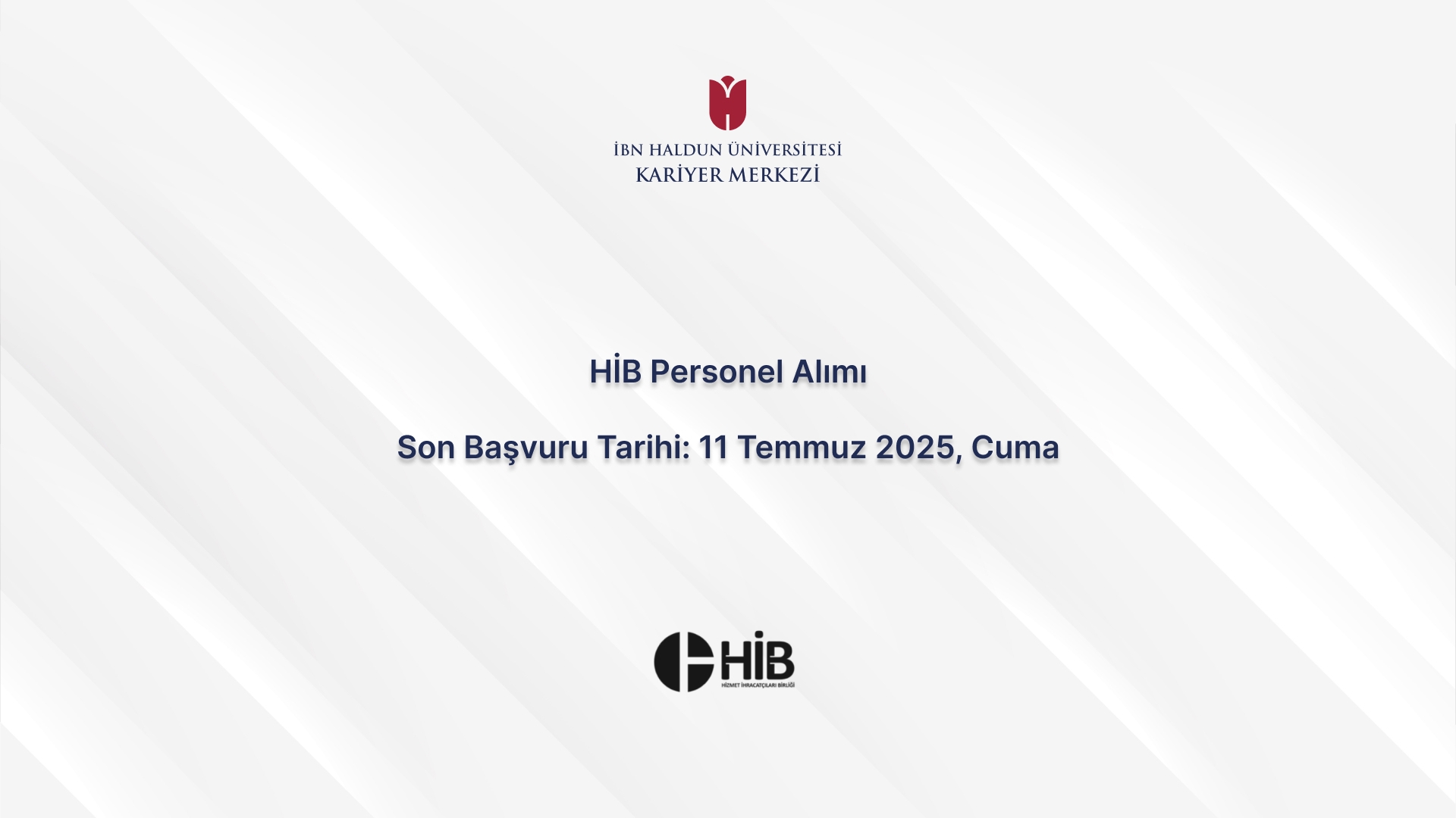 HİB Personel Alımı