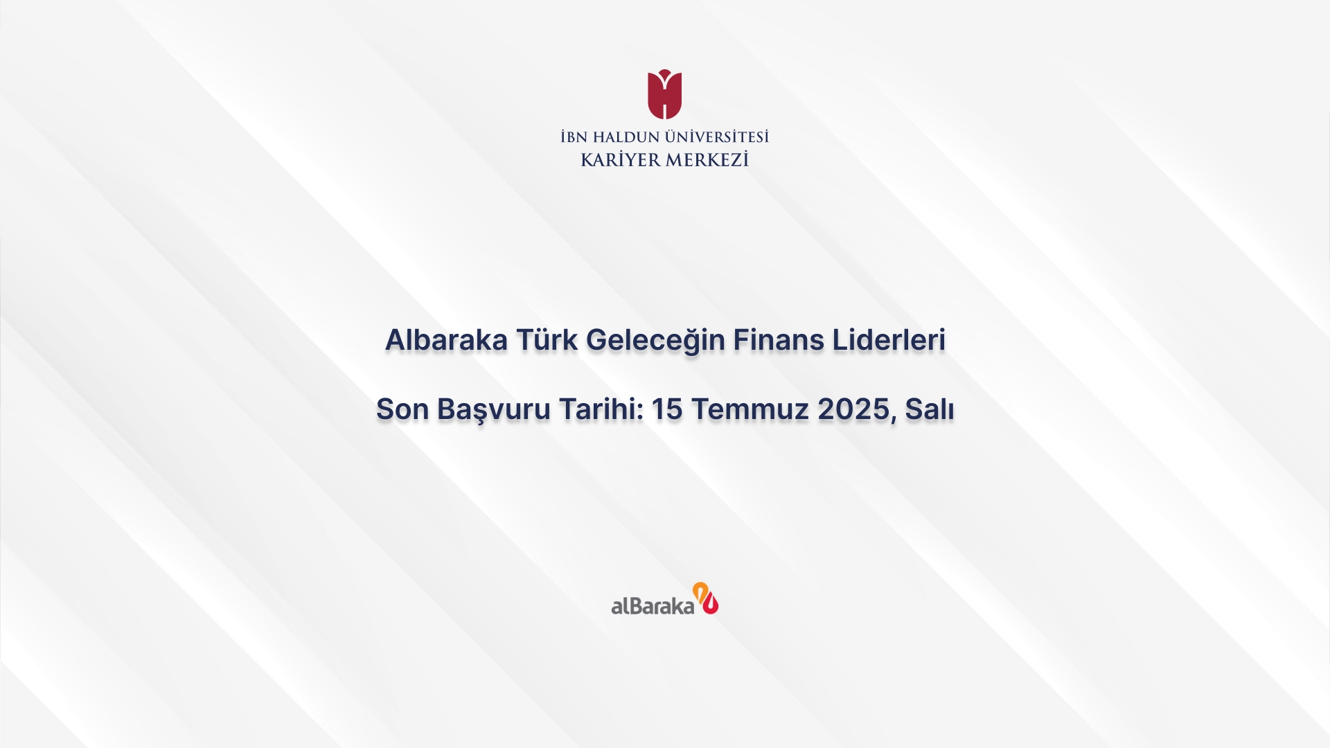 Geleceğin Finans Liderleri Programı – Albaraka Türk