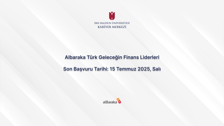 Geleceğin Finans Liderleri Programı – Albaraka Türk