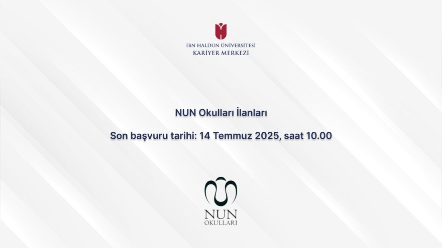 NUN Okulları İlanları