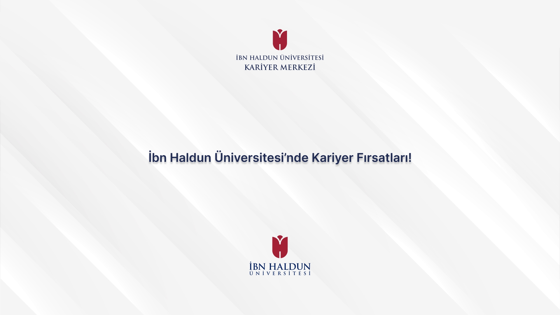 Career Opportunities at İbn Haldun University!