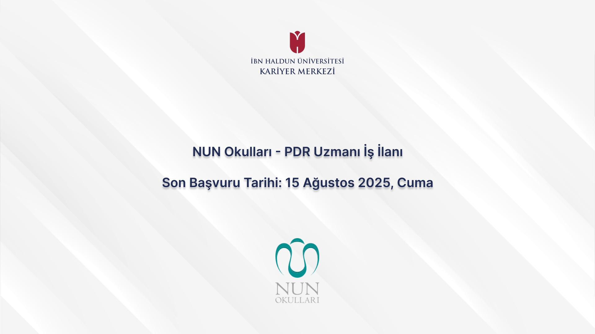 NUN Schools – PDR Specialist Position