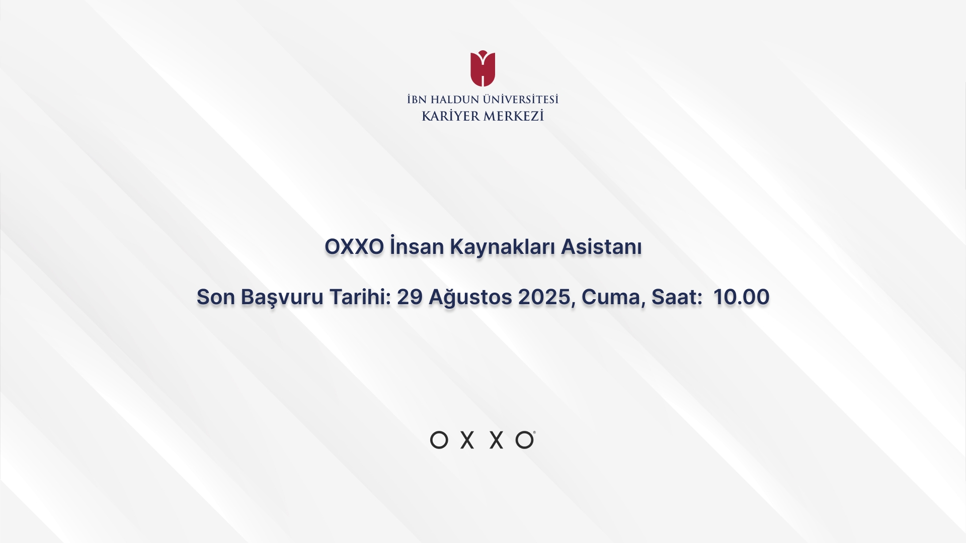 OXXO – Human Resources Assistant Job Posting