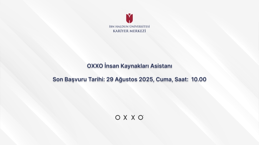 OXXO – Human Resources Assistant Job Posting