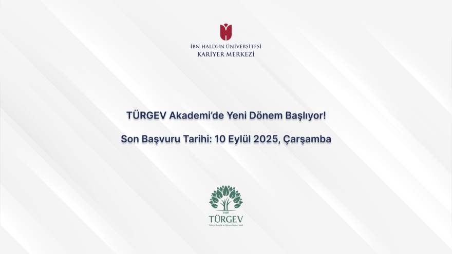 TÜRGEV Akademi’de Yeni Dönem Başlıyor!