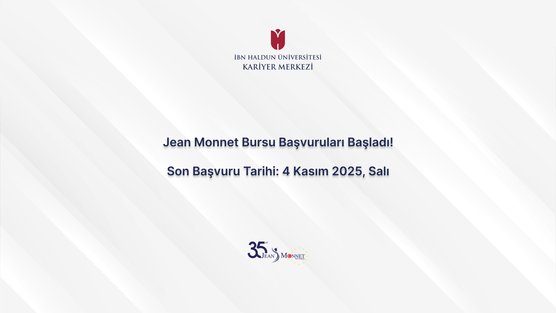 Jean Monnet Scholarship Programme – Applications for the 2026–2027 Academic Year Are Now Open!