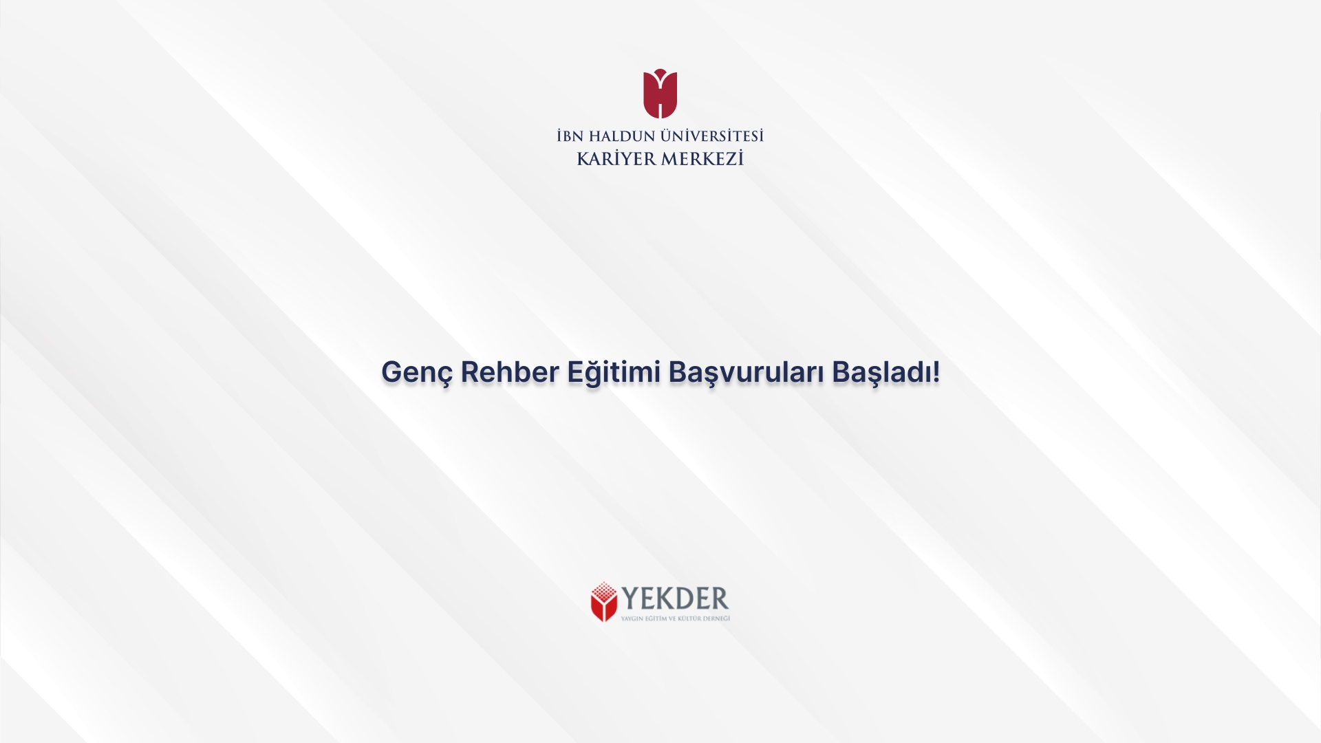 YEKDER – Young Mentor Training Programme 
