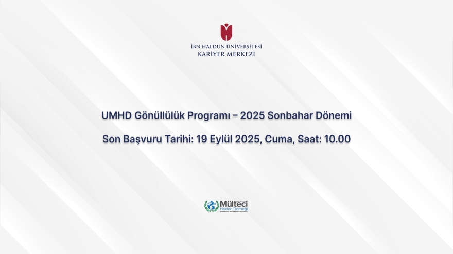 UMHD Volunteering Program – Fall 2025
