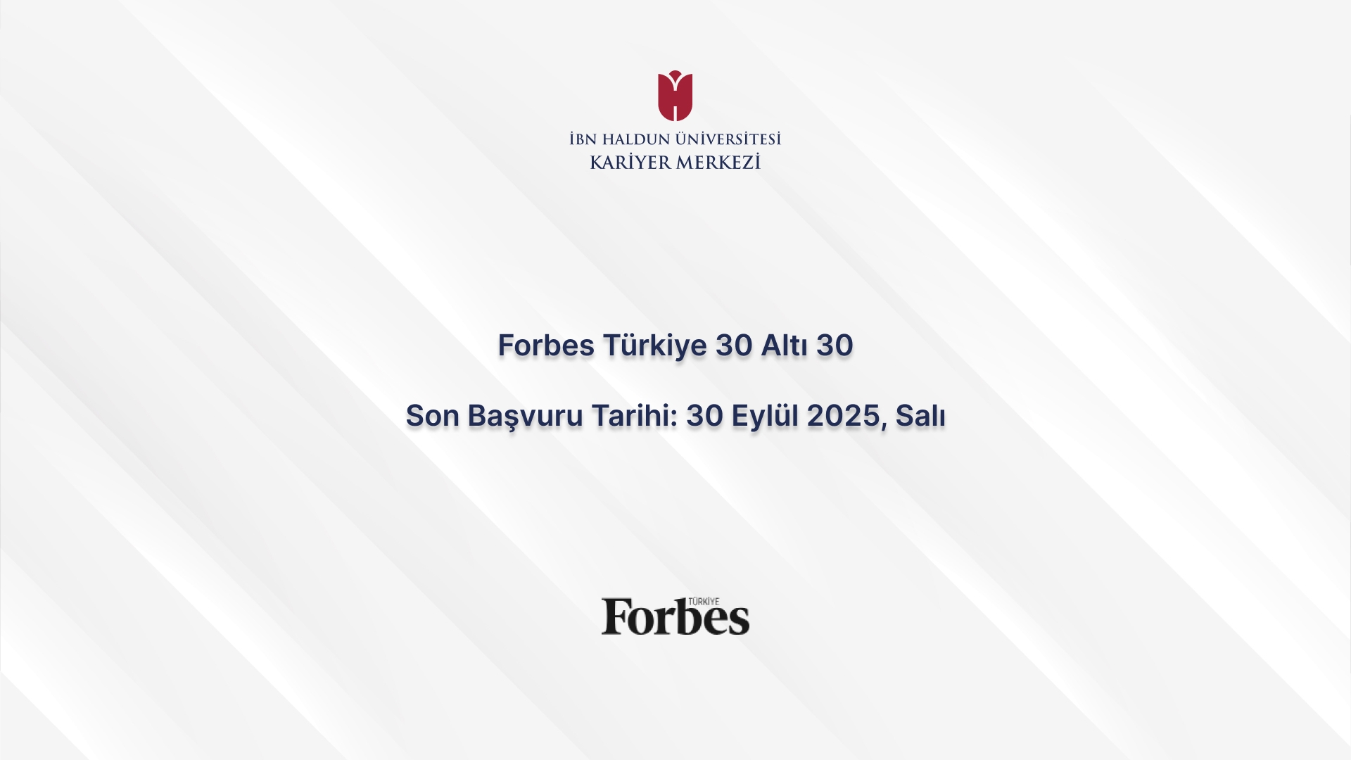 Forbes Türkiye – 30 Under 30