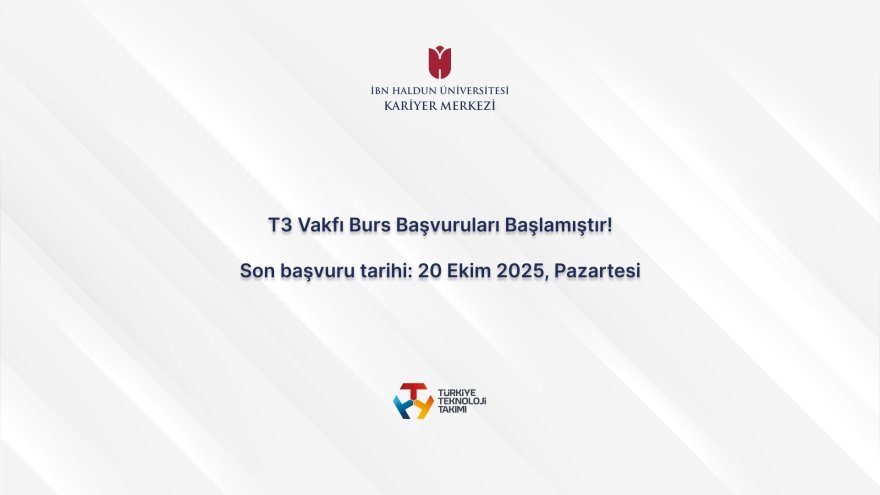 T3 Foundation Scholarship Applications Are Now Open!