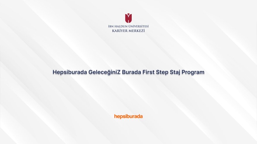 “Your Future Is Here First Step” Internship Program