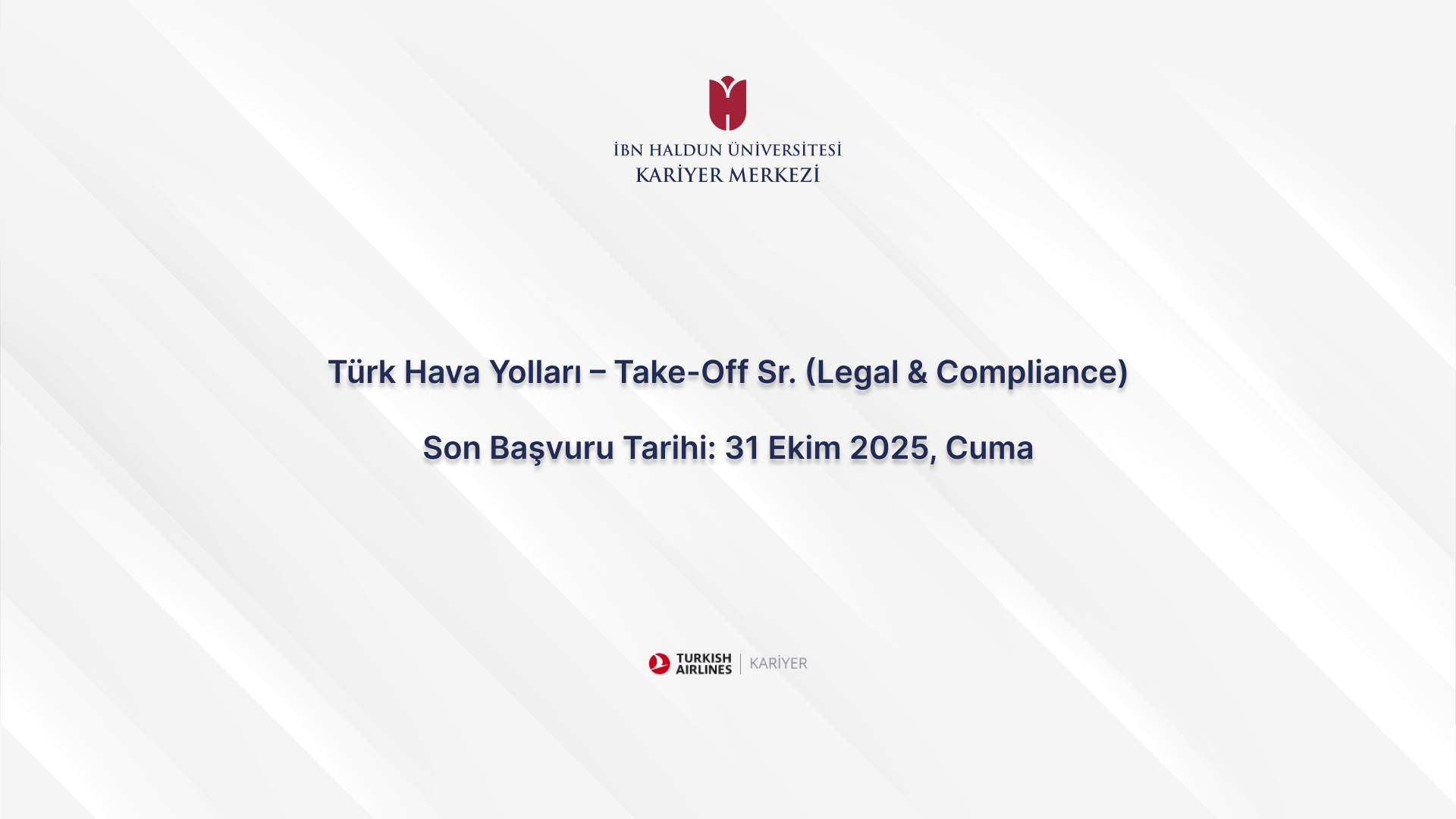 Turkish Airlines – Take-Off Sr. (Legal & Compliance)