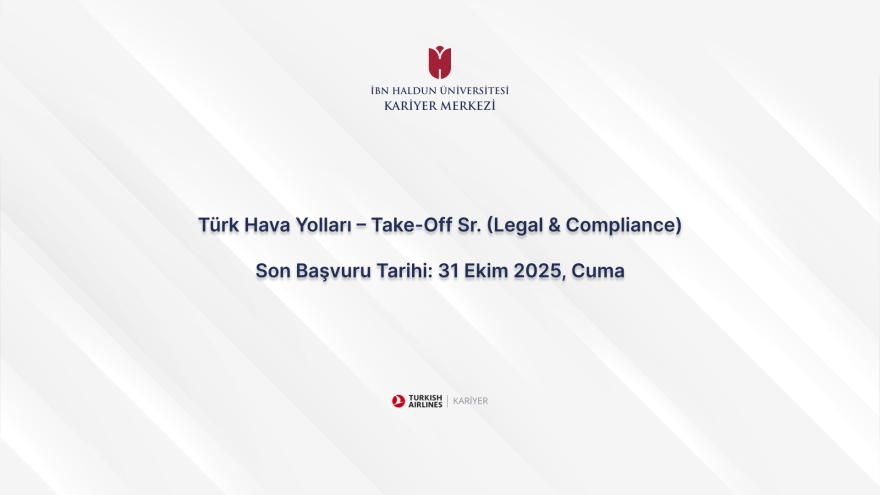 Turkish Airlines – Take-Off Sr. (Legal & Compliance)