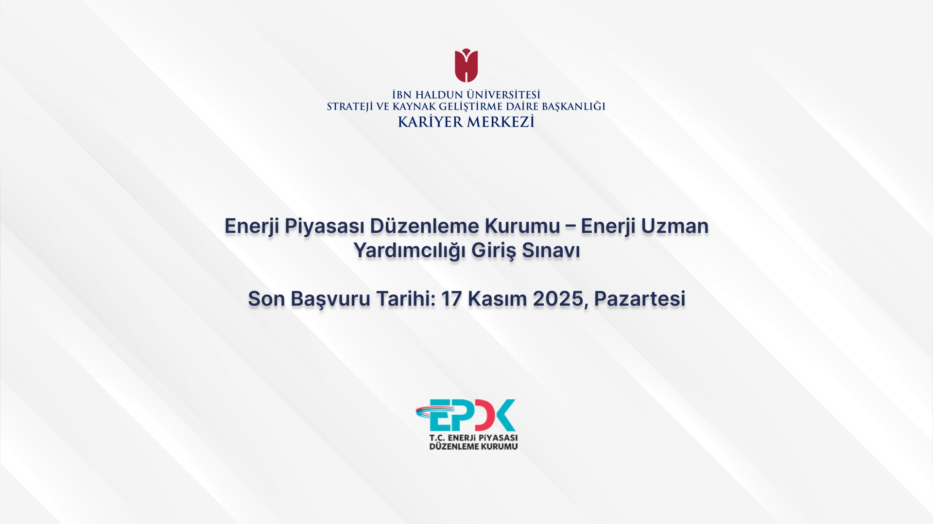 Energy Market Regulatory Authority – Assistant Energy Expert Entrance Exam