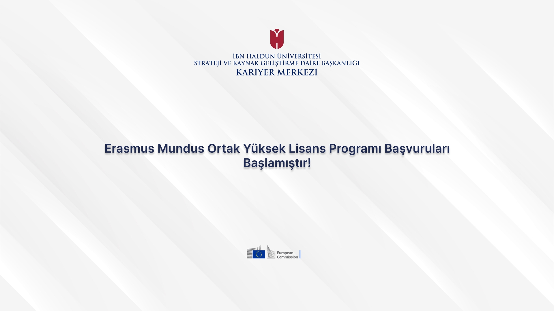 Applications for the Erasmus Mundus Joint Master’s Program Are Now Open!