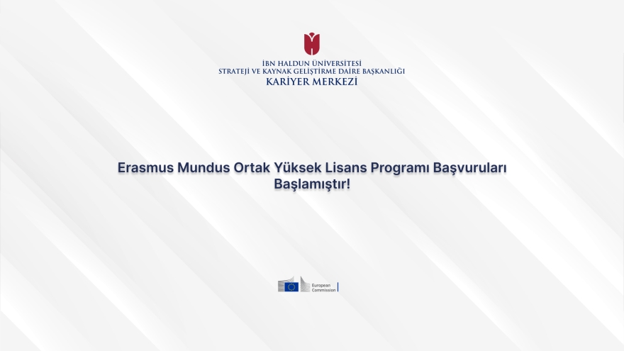 Applications for the Erasmus Mundus Joint Master’s Program Are Now Open!