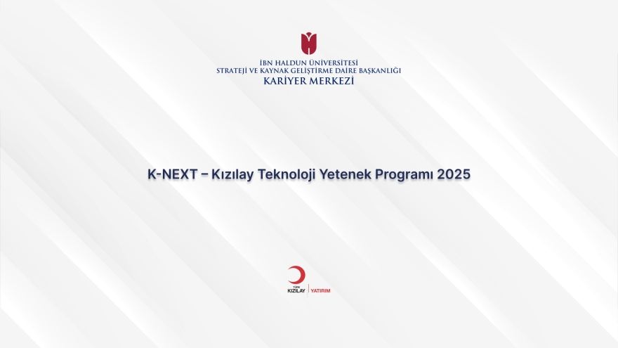 K-NEXT – Kızılay Technology Talent Program 2025