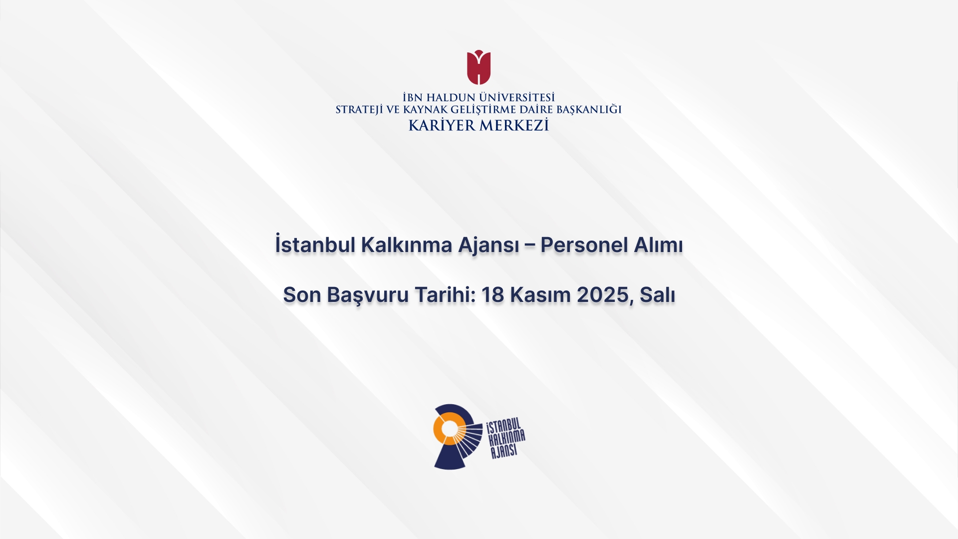 Istanbul Development Agency – Personnel Recruitment