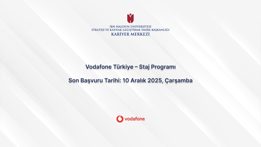 Vodafone Turkey – Internship Program
