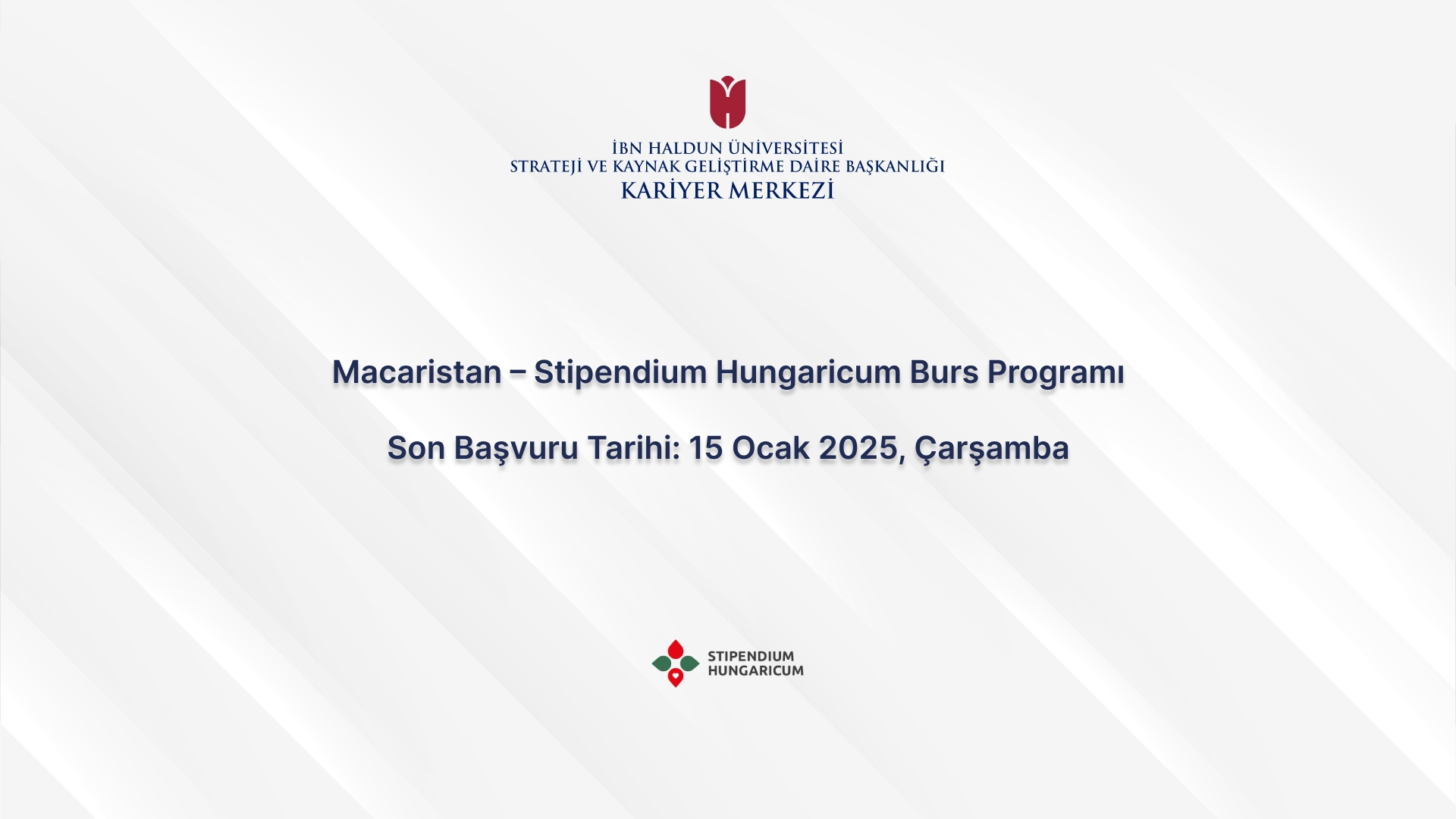 Hungary – Stipendium Hungaricum Scholarship Program