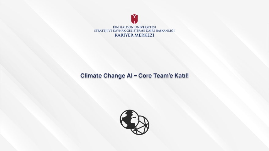 Climate Change AI – Core Team’e Katıl!