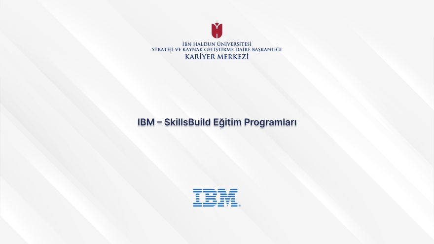IBM – SkillsBuild Eğitim Programları