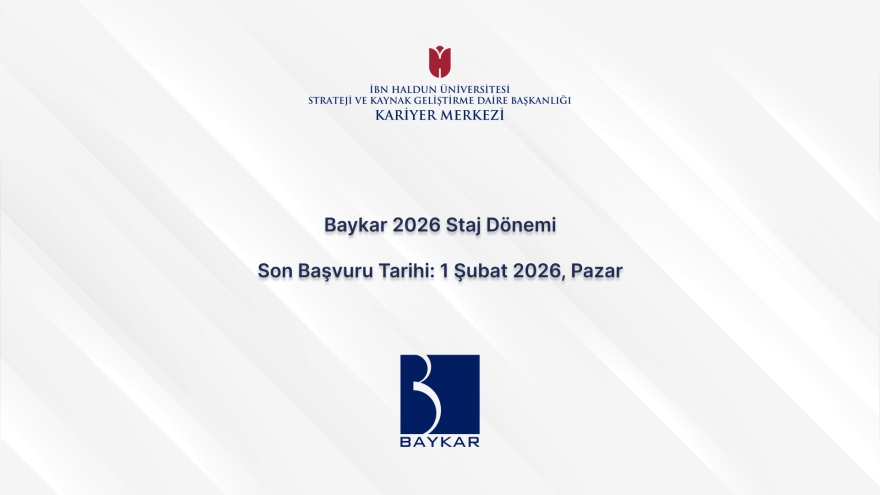 Baykar – 2026 Internship Program