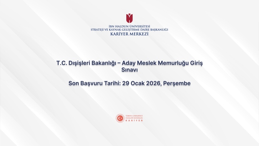 Ministry of Foreign Affairs – Candidate Career Officer Entrance Examination