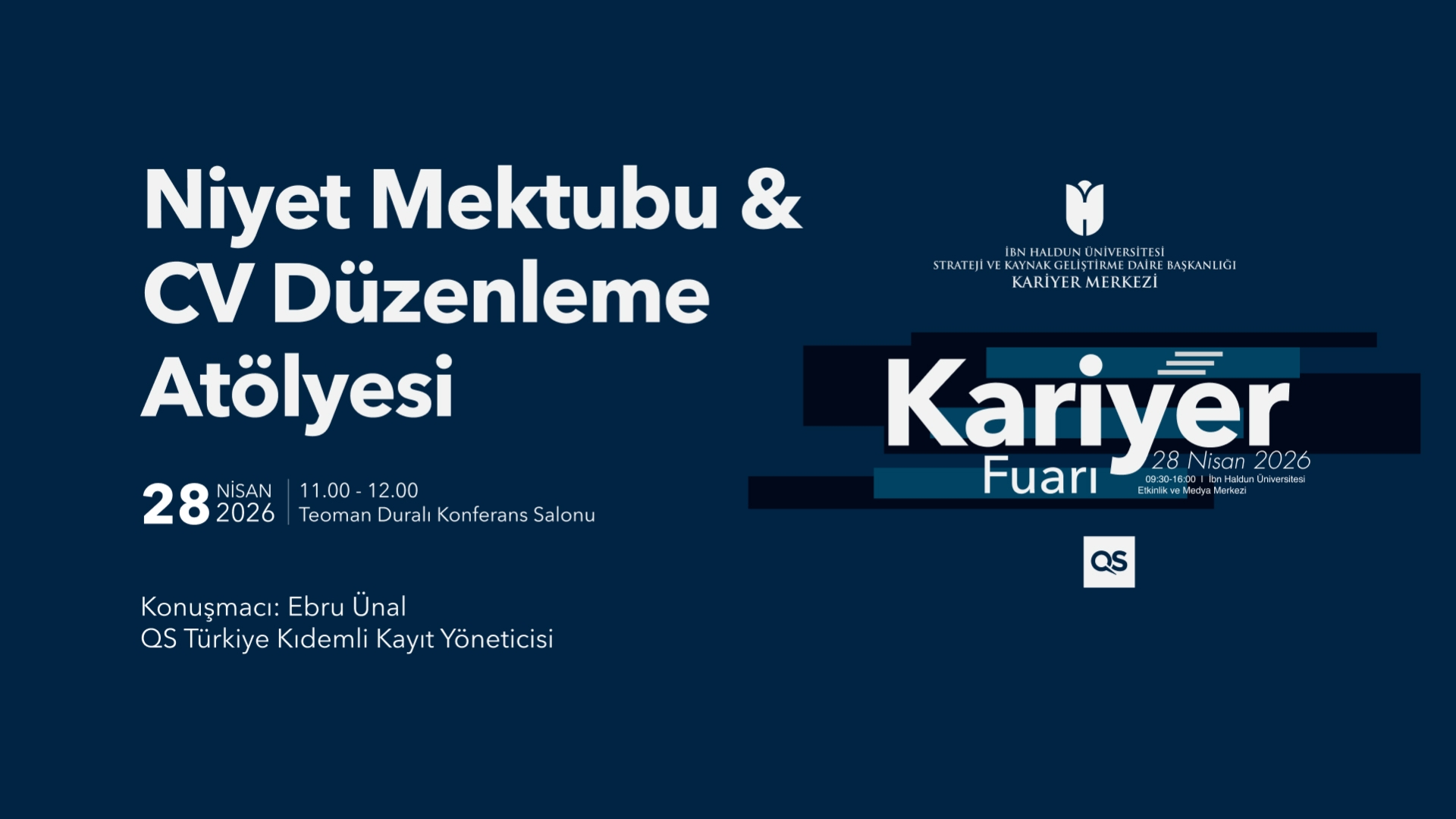 Niyet Mektubu & CV Düzenleme Atölyesi 