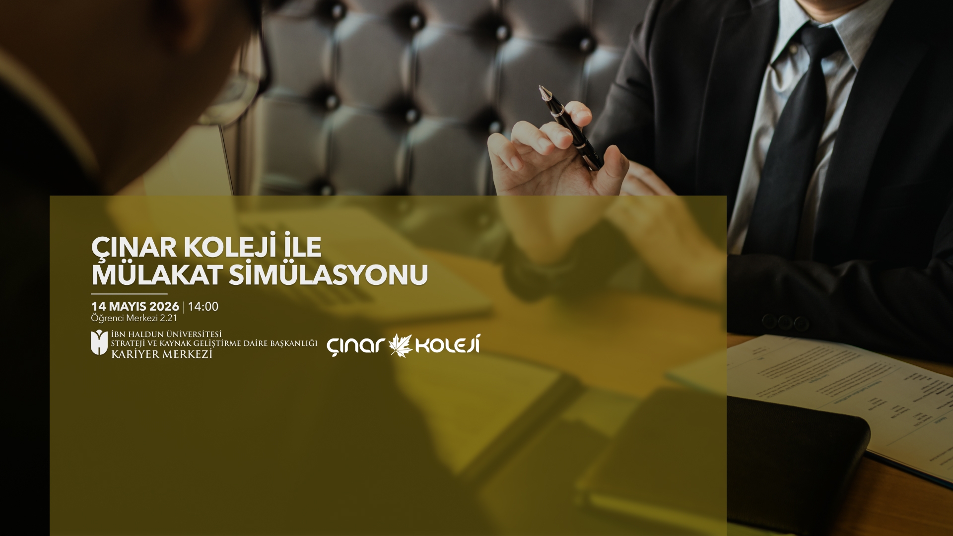 Çınar Koleji ile Mülakat Simülasyonu
