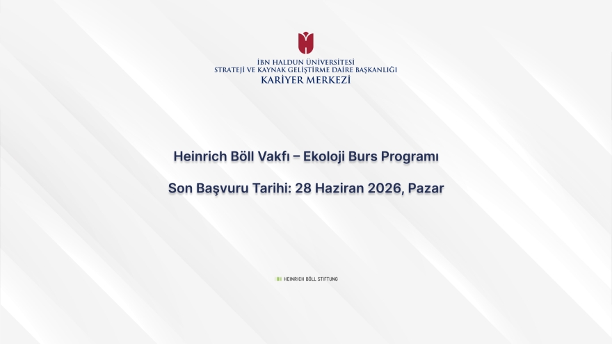 Heinrich Böll Vakfı – Ekoloji Burs Programı