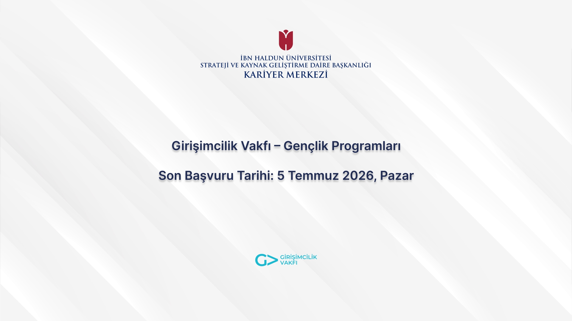 Girişimcilik Vakfı – Gençlik Programları