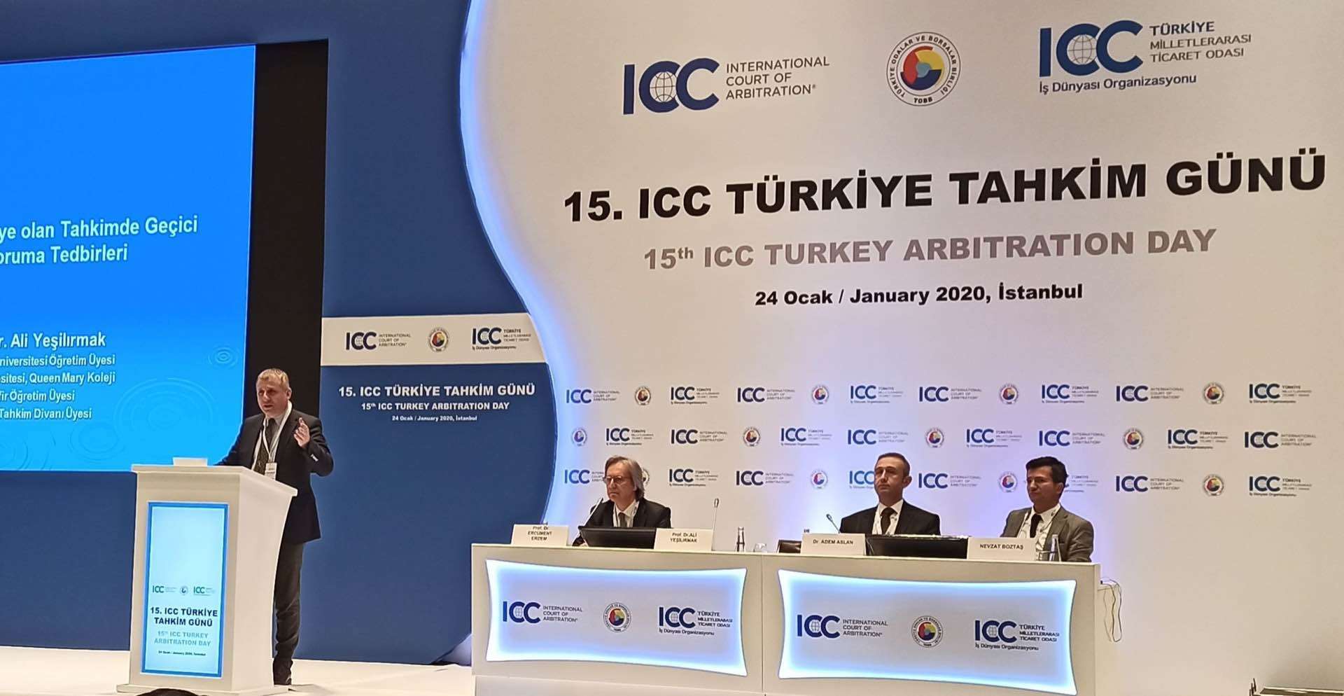 Prof. Dr. Ali Yeşilırmak ICC Türkiye Tahkim Günü’nde Bildiri Sundu