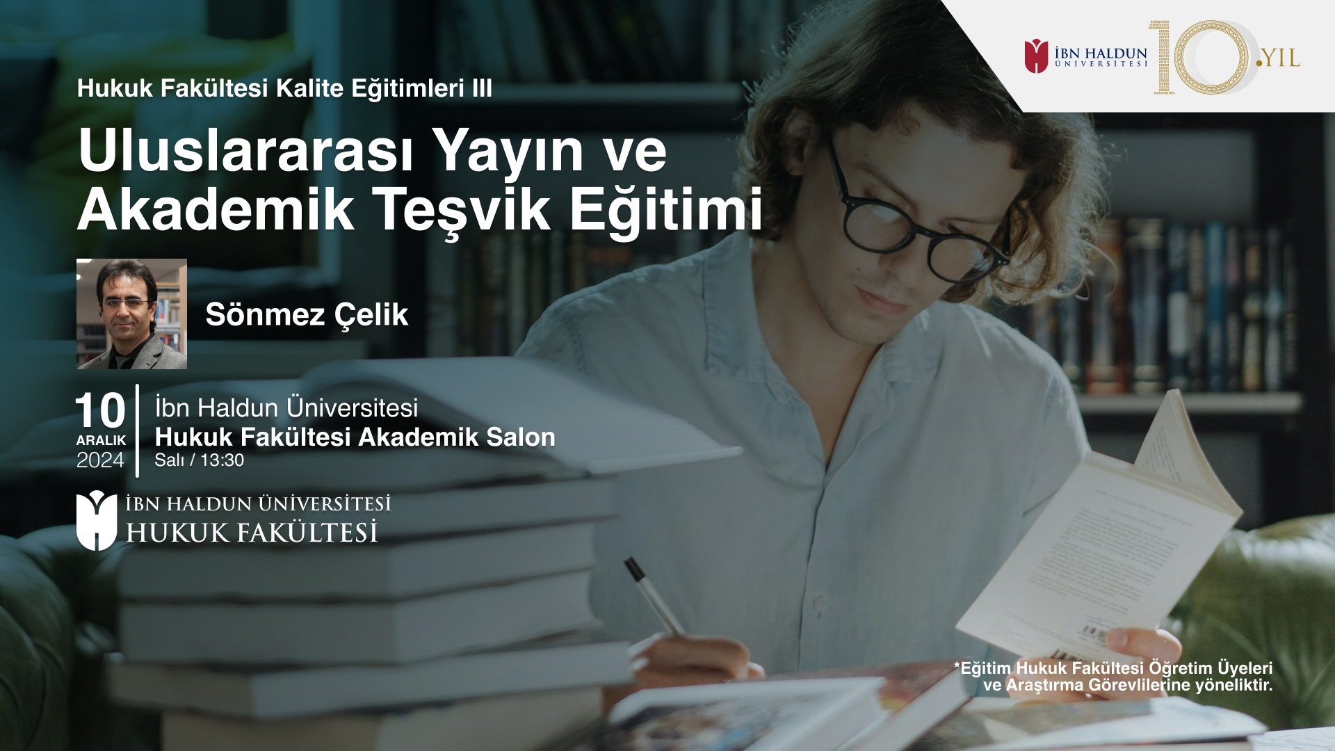 Uluslararası Yayın ve Akademik Teşvik Eğitimi