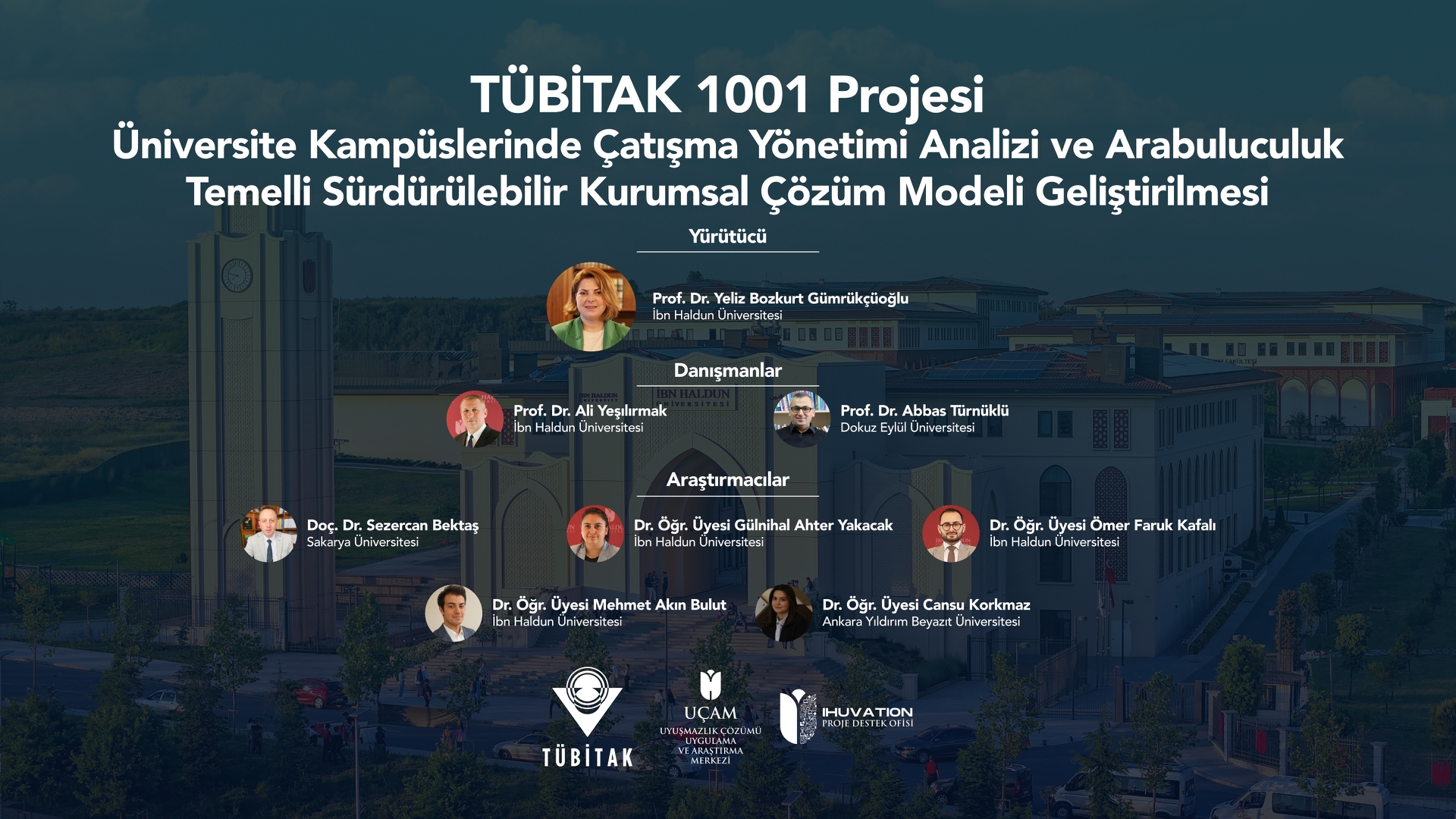 Prof. Dr. Yeliz Bozkurt Gümrükçüoğlu, Project Leader of TÜBİTAK 1001: Mediation-Based Sustainable Solution Model in University Campuses