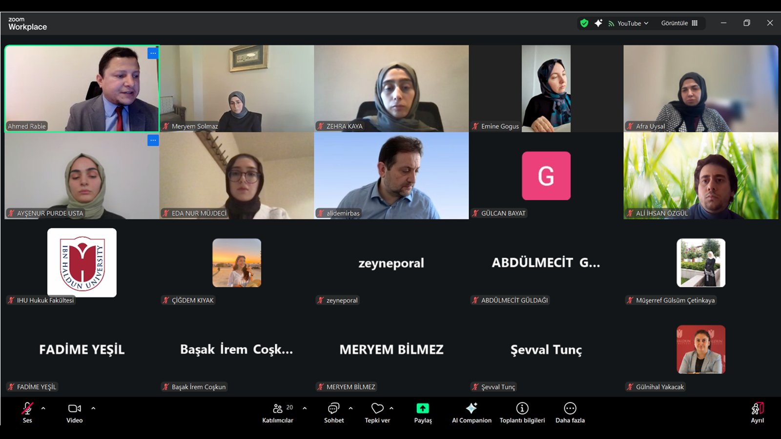 Aile Hukukunda Güncel Meseleler Serisinin İlk Konferansı Gerçekleştirildi