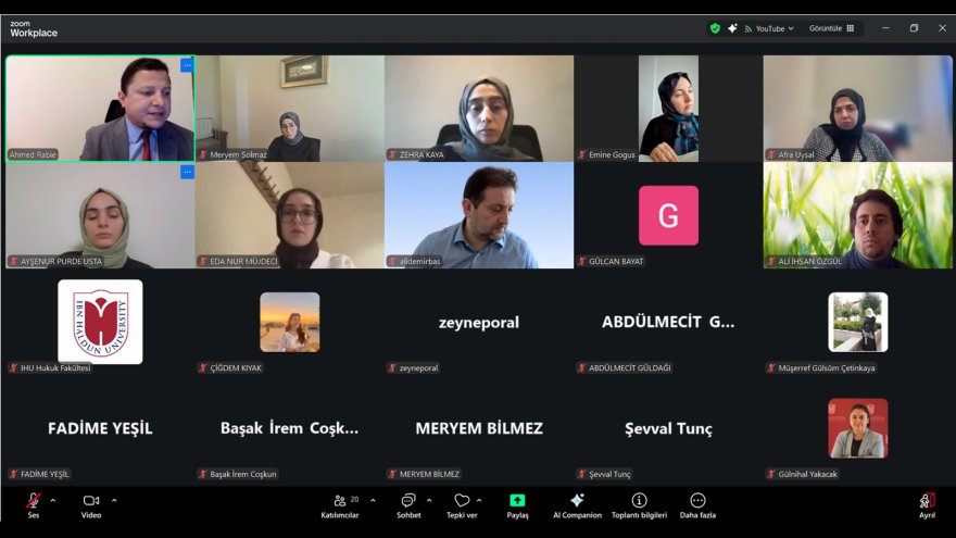 Aile Hukukunda Güncel Meseleler Serisinin İlk Konferansı Gerçekleştirildi