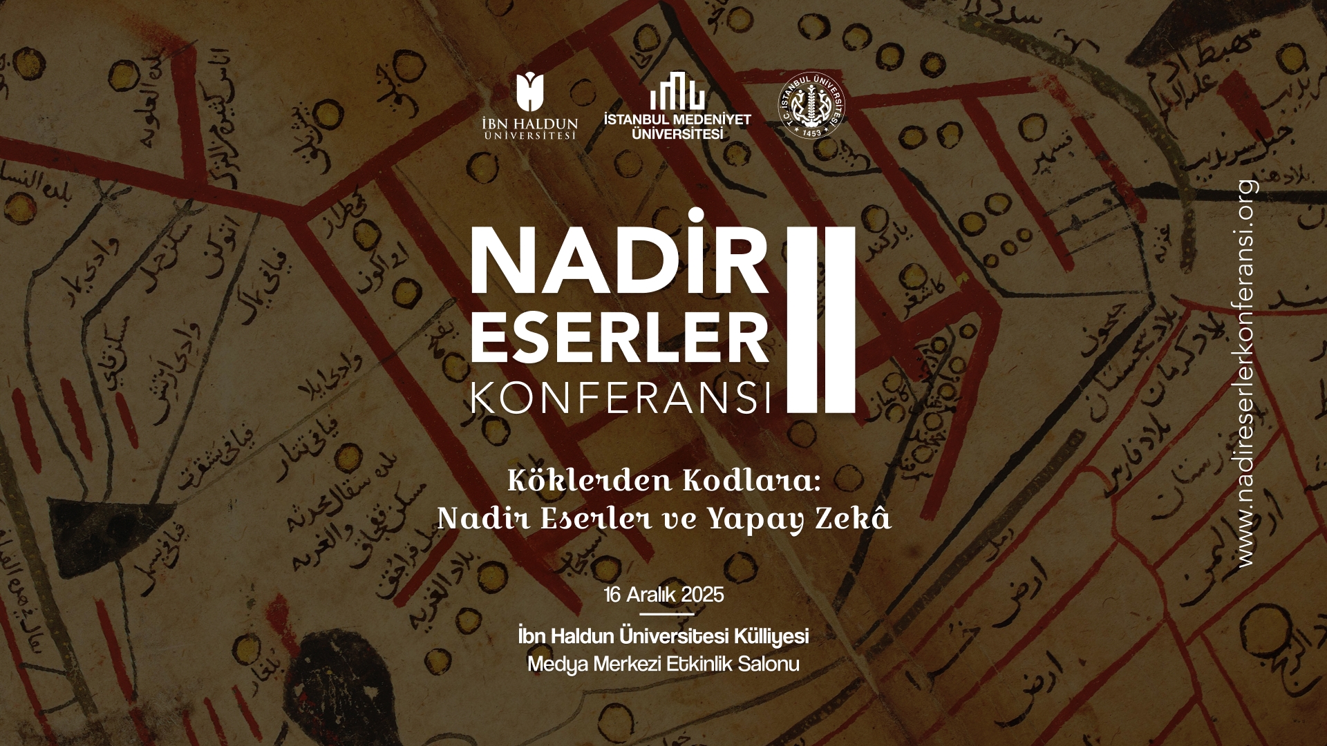 II. Nadir Eserler Konferansı (NEK 2025): “Köklerden Kodlara: Nadir Eserler ve Yapay Zekâ”
