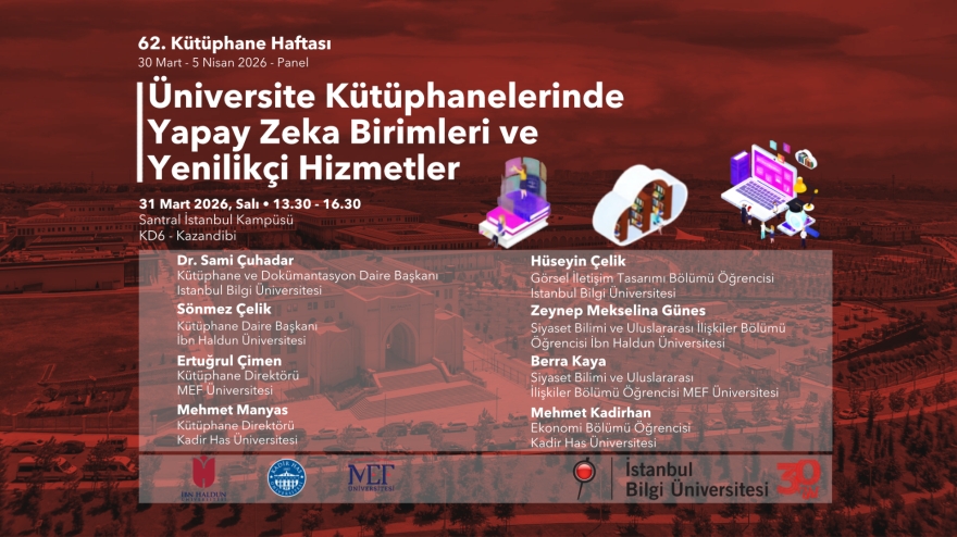 62nd Library Week | Panel: 'Artificial Intelligence Units and Innovative Services in University Libraries'