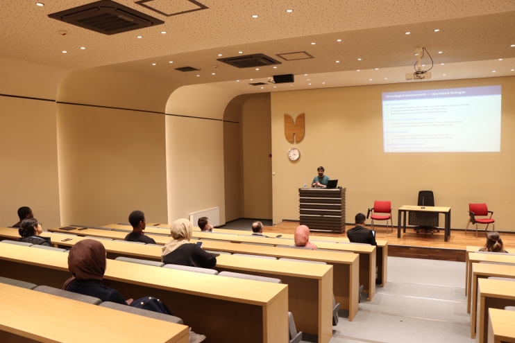 “Fuel Efficiency Strategies and Technological Advancements in the Aviation Industry” Presentation by Our PhD Candidate Umaal Ahmed Khan