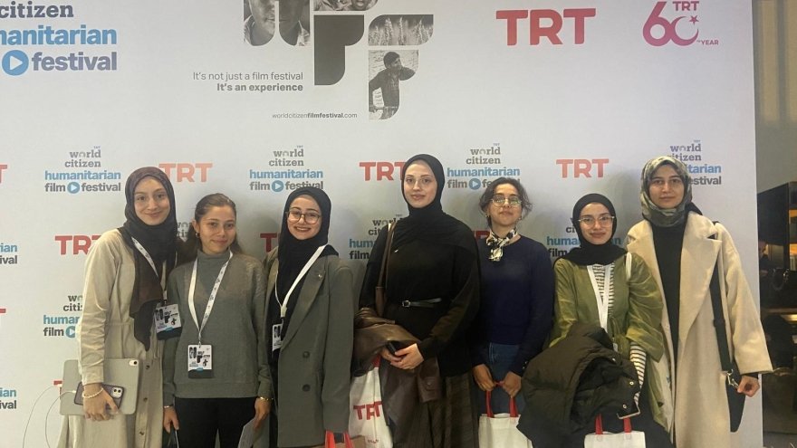 Öğrencilerimiz TRT World Citizen Humanitarian Film Festival’deydi