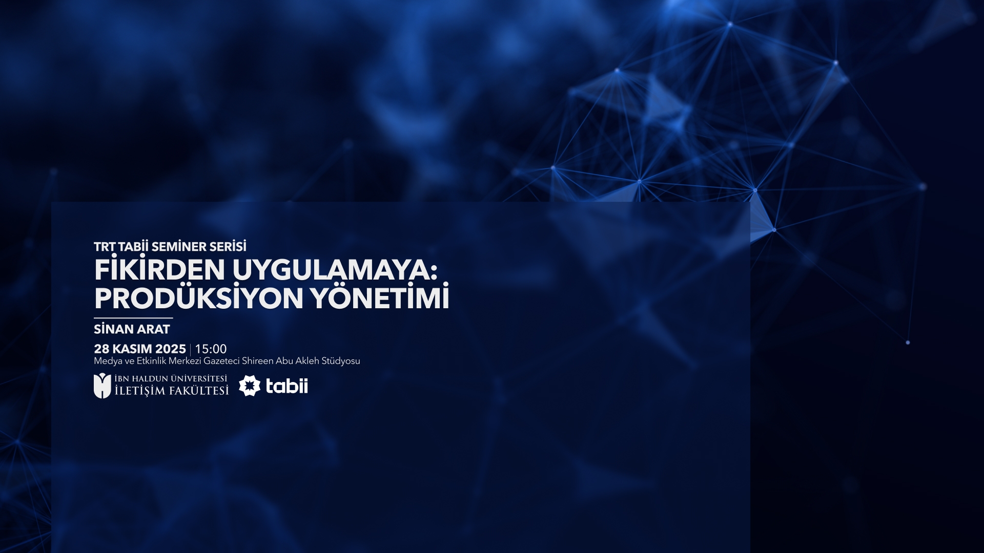 From Idea to Implementation: Production Management