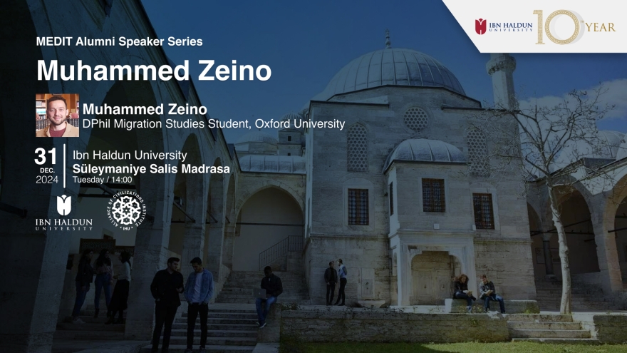 MEDIT ALumni Speaker Series - 2: Muhammed Zeino